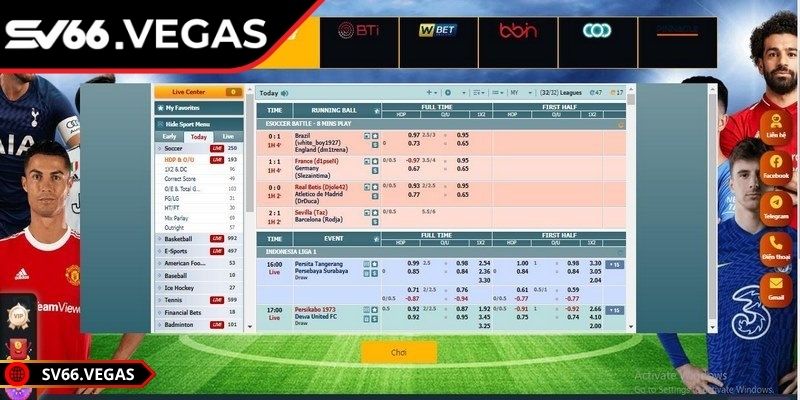 Tổng quan về kèo tại nhà cái SV66